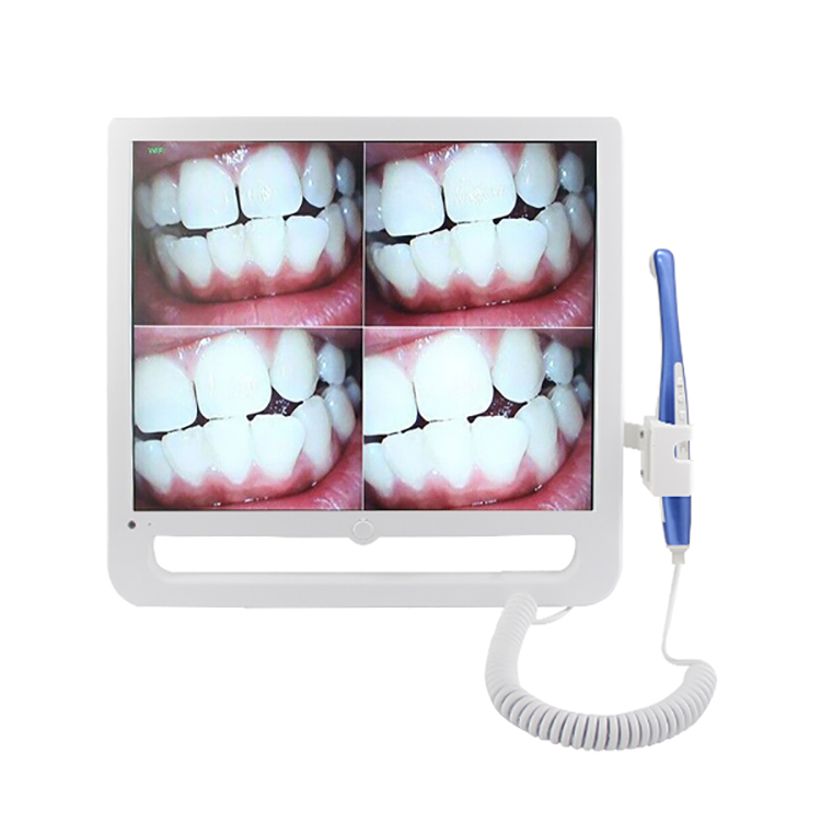 Cámara intraoral médica dental inalámbrica a prueba de agua HD 1080P con pantalla táctil
