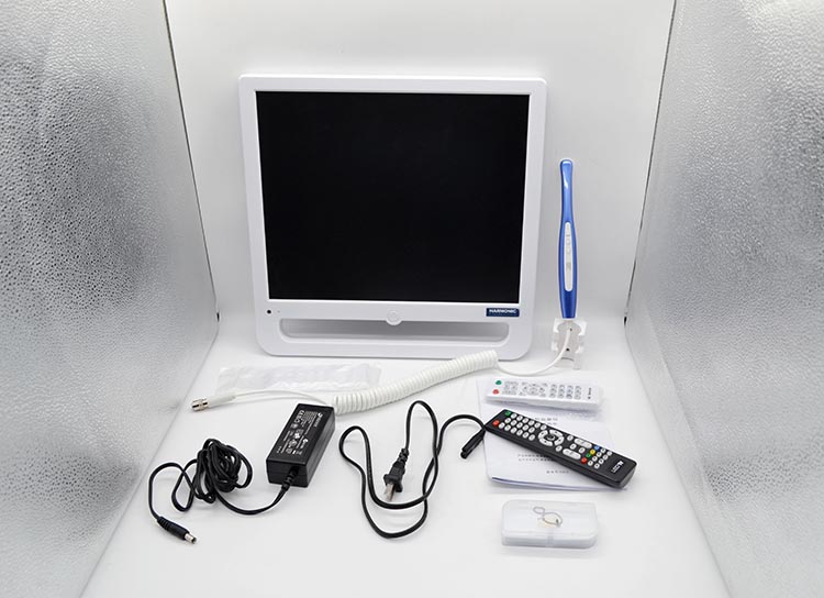 Cámara intraoral médica dental inalámbrica a prueba de agua HD 1080P con pantalla táctil