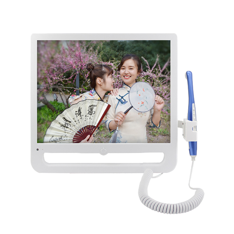 Cámara intraoral médica dental inalámbrica a prueba de agua HD 1080P con pantalla táctil