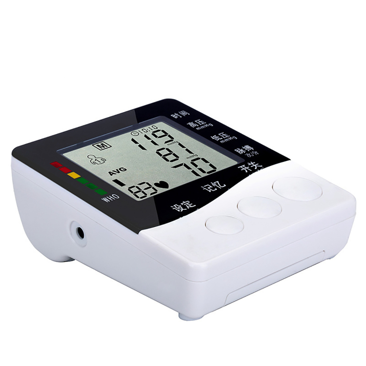 Monitor de presión arterial digital de brazo de alta precisión monitor de presión arterial ambulatoria digital esfigmomanómetro electrónico