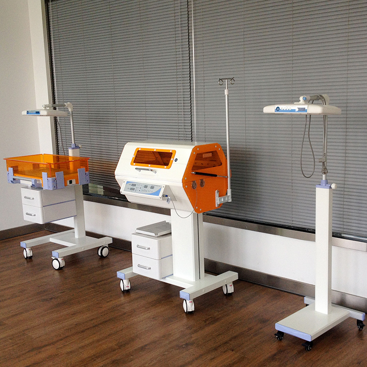 Incubadora radiante para bebés prematuros de emergencia en la UCI del hospital
