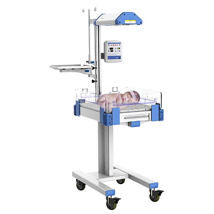 Incubadora radiante para bebés prematuros de emergencia en la UCI del hospital