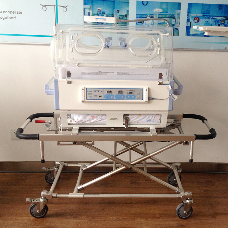 Incubadora radiante para bebés prematuros de emergencia en la UCI del hospital