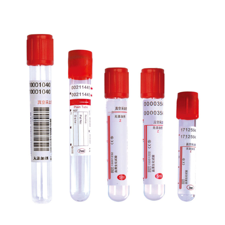 Tubo de colección de muestra de sangre simple micro evacuado estéril de tamaño diferente aprobado por Ce Iso Edta