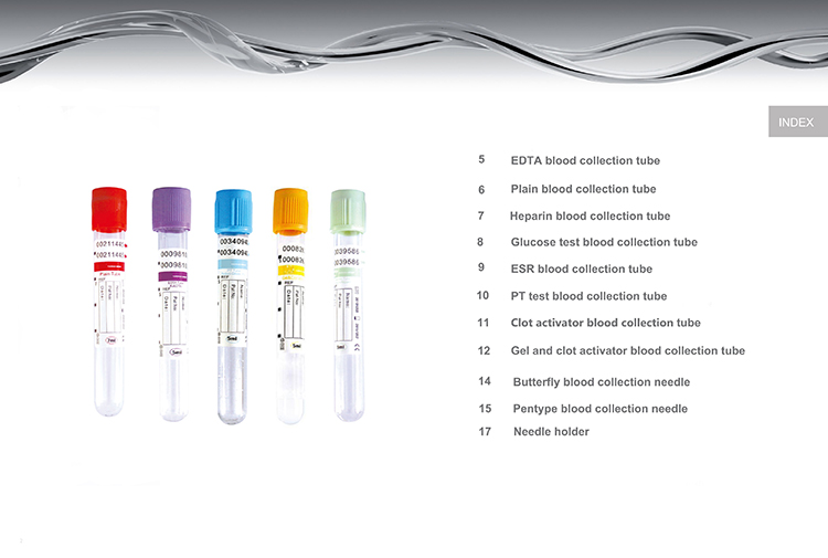 Tubo de colección de sangre al vacío con heparina sódica de 3 ml, 5 ml, 6 ml, tapa verde para prueba de hematocrito