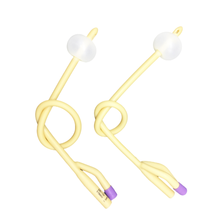 Catéter Foley de silicona de 3 vías desechable médico personalizado de 14Fr-22Fr en Singapur