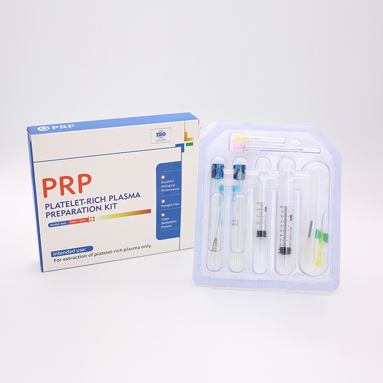 Tubo de plasma rico en plaquetas médico para uso en laboratorio 10 ml 30 ml Pet/ Tubo de plasma Prp de vidrio con gel de Acd
