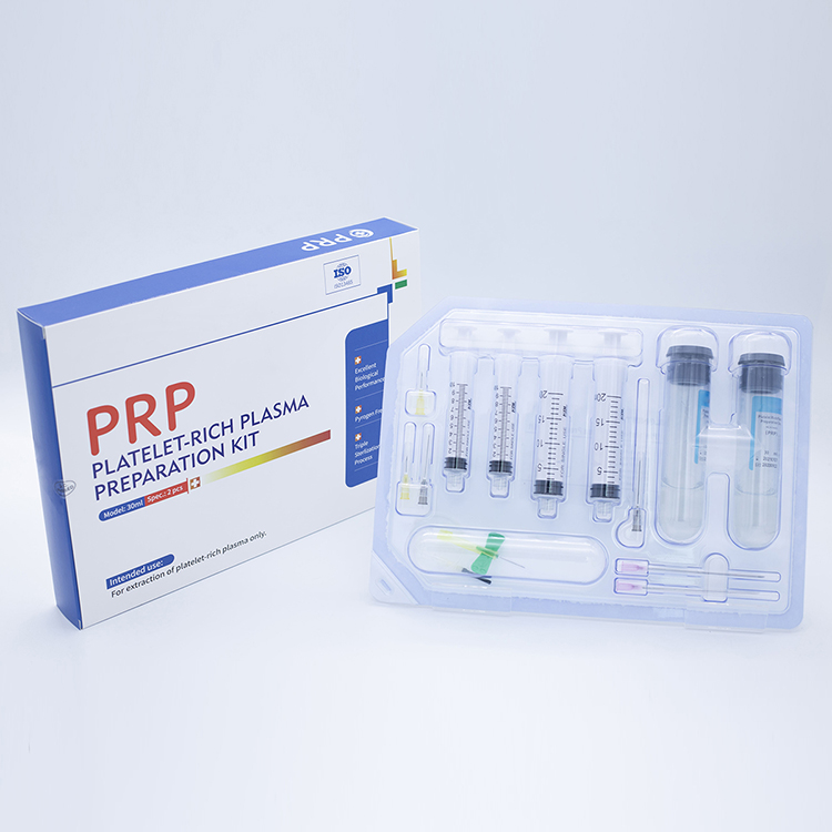 Tubo de plasma rico en plaquetas médico para uso en laboratorio 10 ml 30 ml Pet/ Tubo de plasma Prp de vidrio con gel de Acd