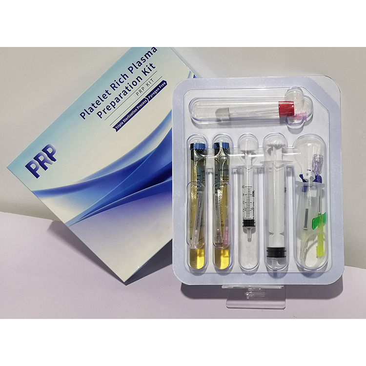 Tubo de plasma rico en plaquetas médico para uso en laboratorio 10 ml 30 ml Pet/ Tubo de plasma Prp de vidrio con gel de Acd