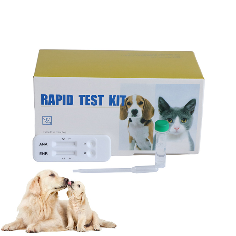 Prueba combinada de anticuerpos Ehrlichia / Anaplasma para animales mascotas - Prueba rápida