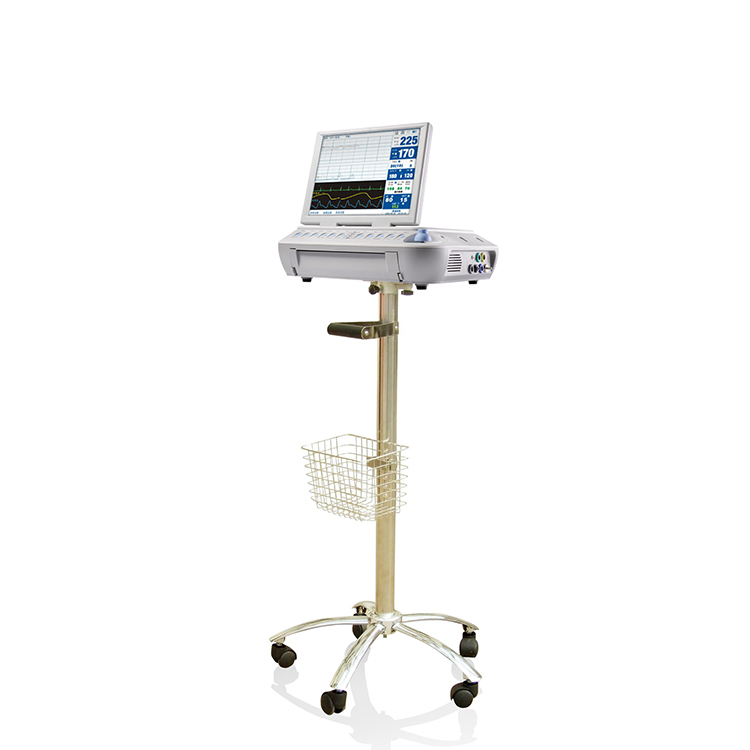 12.1 Pulgadas Pantalla Táctil TFT Impermeable Bebé Frecuencia Cardíaca Fhr/ Ua/ Fm Máquina de Monitoreo Materno Fetal de CTG Diagnóstico