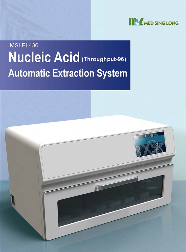 MSL Precio Barato 96 Muestras Analizador de Pruebas PCR Extractor de Ácido Nucleico Automatizado de ADN ARN