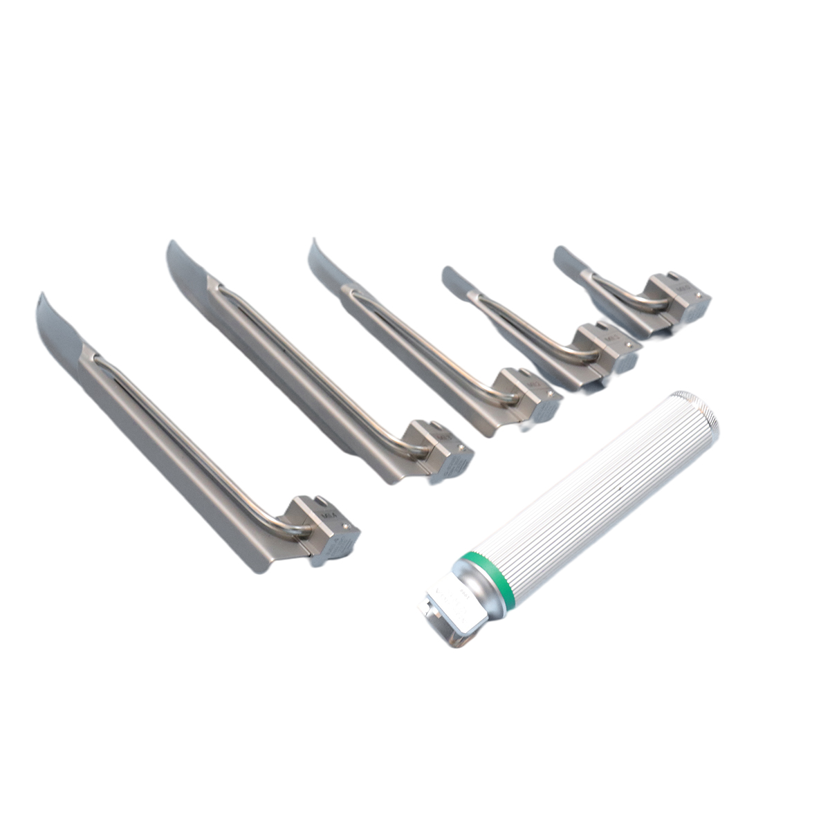 Conjunto de laringoscopio de fibra óptica veterinaria convencional removible para detección de garganta Ent