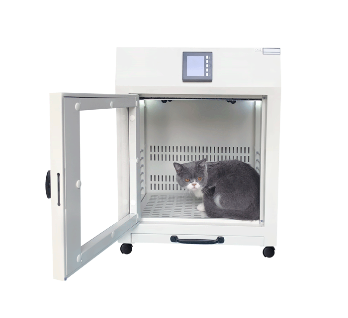 Secador de mascotas totalmente automático Gabinete de secado para perros y gatos Máquina secadora de pelo para mascotas Secador de mascotas automático