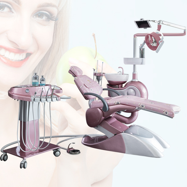 Silla de dentista portátil de moda china Unidad dental portátil Precio de silla dental para niños