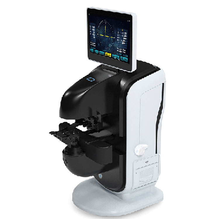 Equipo óptico de oftalmología totalmente automático computarizado digitalmente Lm-700 Auto Lensmeter con UV e impresora