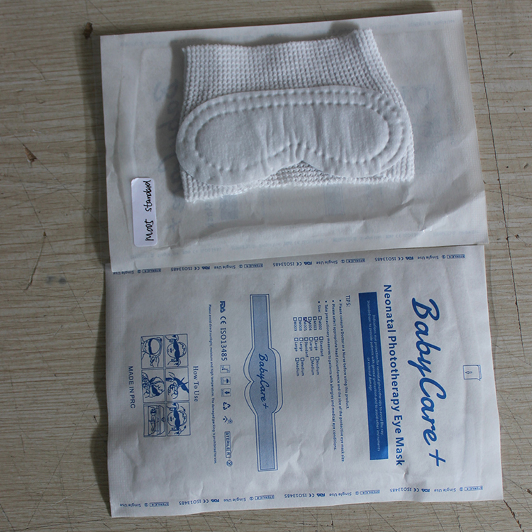 Máscara ocular fototerapia neonatal universal tipo gorra suave aprobada por CE