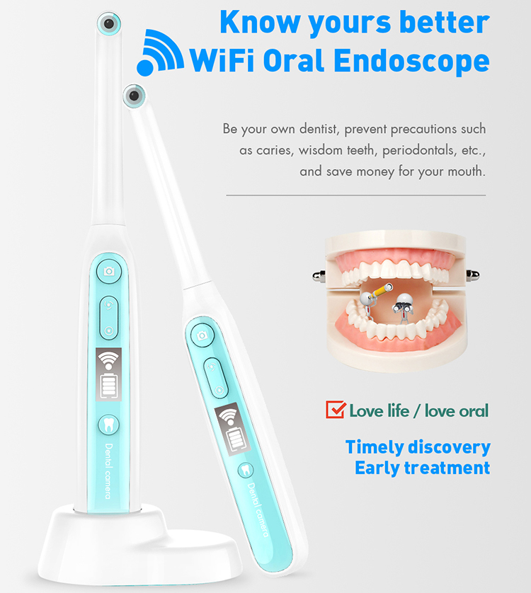 Cámara dental endoscópica portátil con wifi para uso doméstico para dientes
