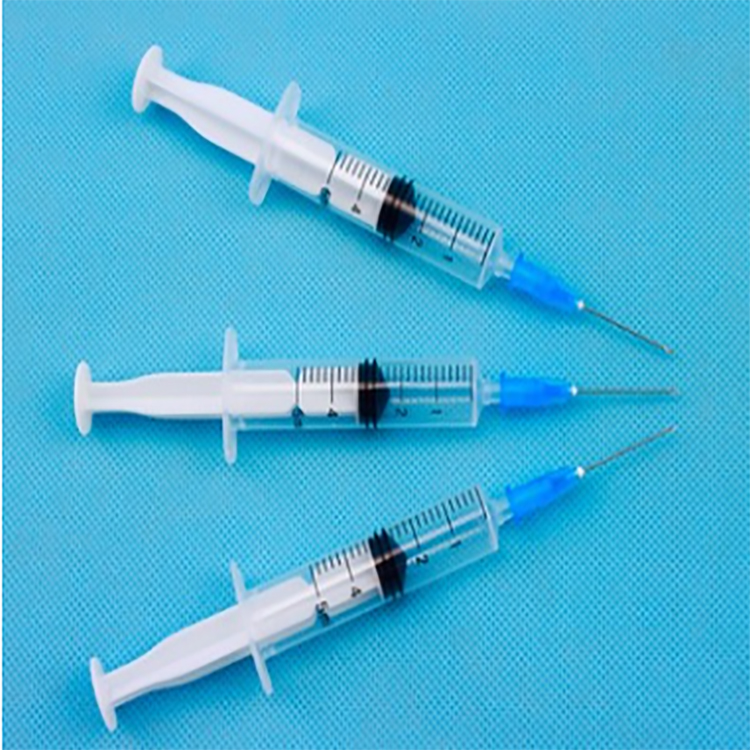 Jeringa hipodérmica estéril desechable Luer Lock Luer Slip de 1 ml, 2 ml, 3 ml, 10 ml con aguja